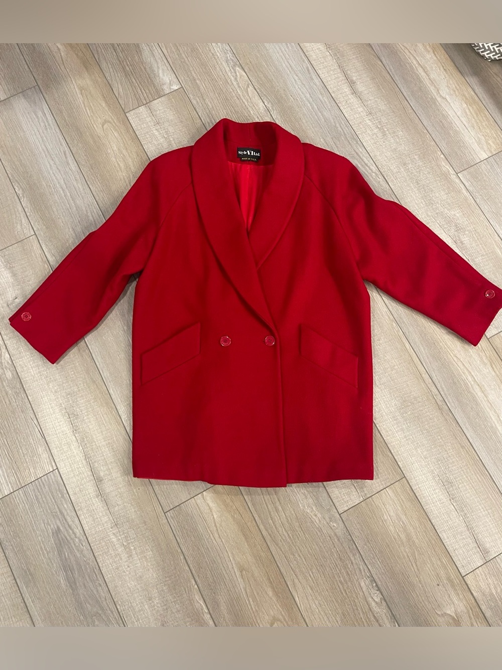Plus Size Wool PeaCoat